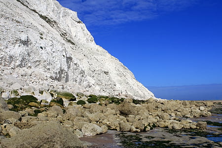 mountain cliff near body of water thumbnail