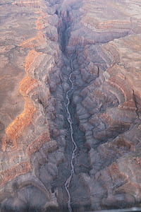 bird's eye photography of canyon thumbnail
