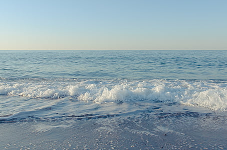 photograph of waves on calm sea thumbnail