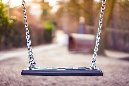 Swing For Kids in City Park Playground thumbnail