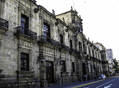 Facade of the State Government Palace in Guadalajara, Mexico thumbnail