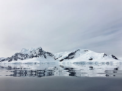 mountain with snow at daytime thumbnail