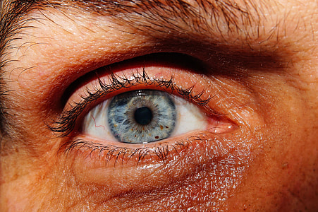 closeup photography of left human eye thumbnail