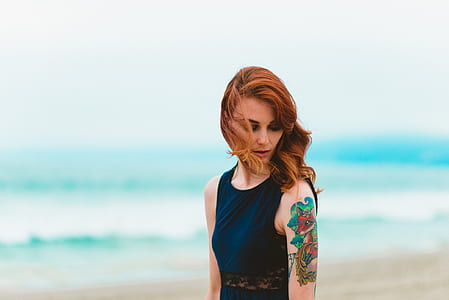 woman, girl, model, blur thumbnail