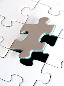 white jigsaw puzzle thumbnail