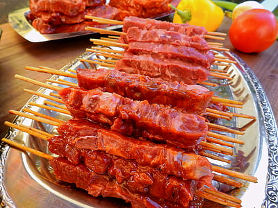 meat barbecues in plate thumbnail