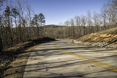 Roadway up the Mountain at Echo Bluff State Park, Missouri thumbnail