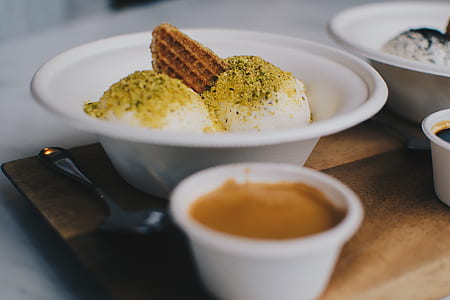 ice cream on bowl thumbnail