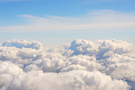 white clouds and blue sky thumbnail