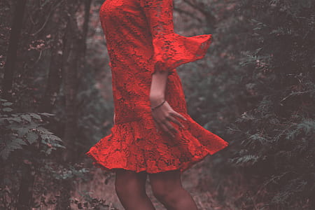 fashion, person, red, woman thumbnail