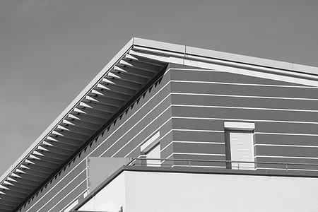 black-and-white, building, architecture, perspective thumbnail