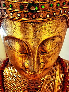 gold Gautama Buddha statue thumbnail