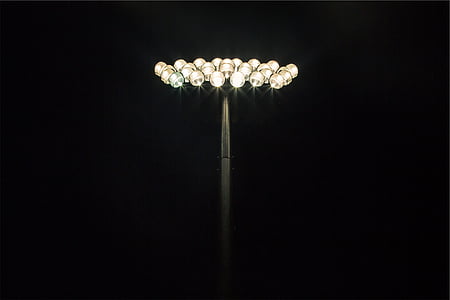 turned on white light fixture thumbnail