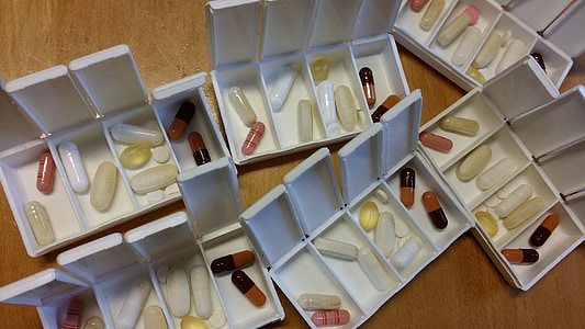 assorted-color medication tablet on box lot thumbnail