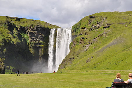 green mountain and waterfalls thumbnail