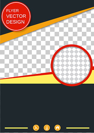Brochure Poster Template, creative business poster material, flyer design wall art PNG clipart