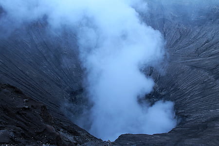 smoke coming out of volcano thumbnail