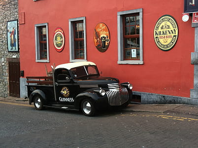 classic black Guinness delivery truck thumbnail