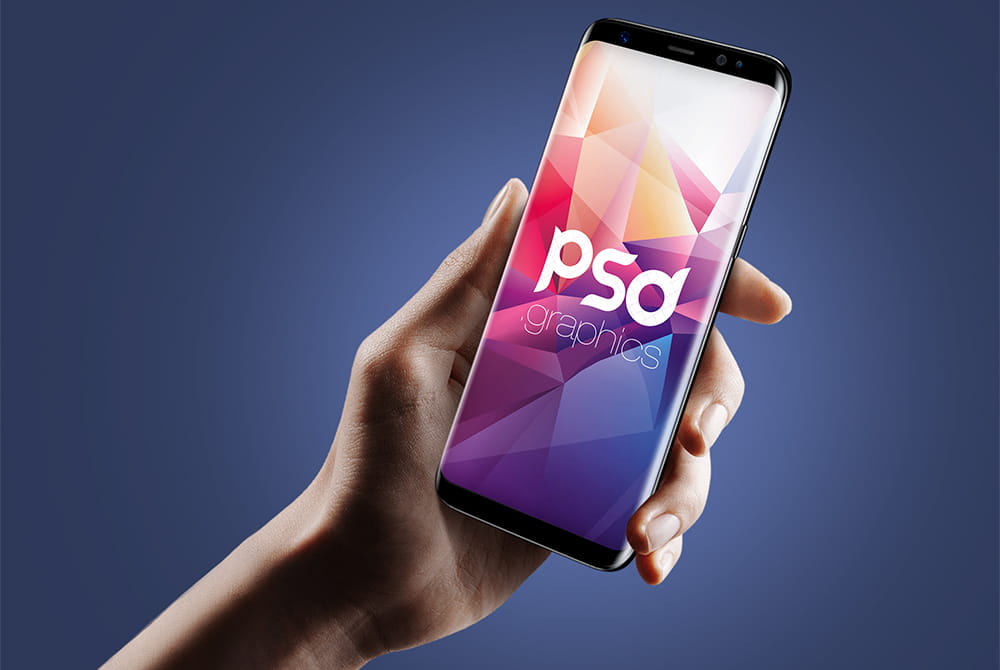 Samsung S8 Mockup Free PSD psd file