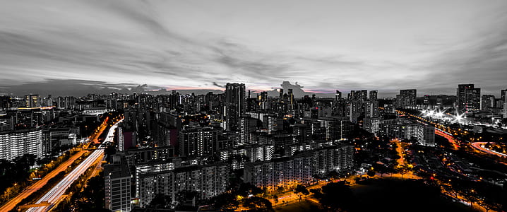 aerial photo of city thumbnail