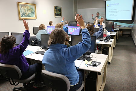 person raising hand thumbnail