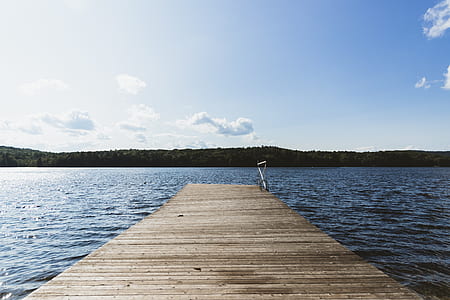 architectural photography of brown dock thumbnail