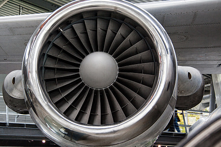 closeup photography of airplane jet engine thumbnail