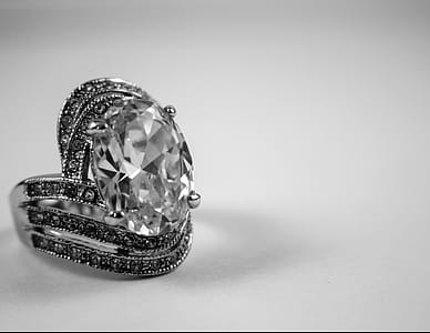 Diamond Silver-colored Ring thumbnail