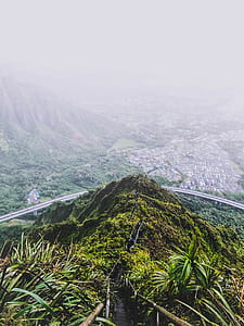 aerial view photography of mountain during daytime thumbnail