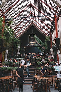 people eating under white sky thumbnail