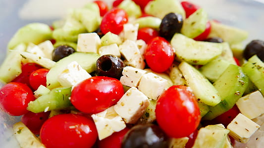 assorted fruits on clear glass bowl thumbnail
