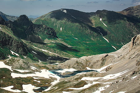 aerial photo of alpine mountain thumbnail