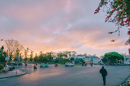 Man Walking on the Road thumbnail