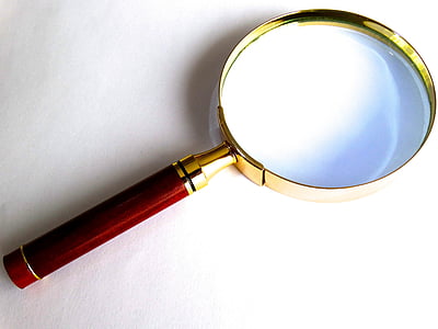 brown handled magnifying glass thumbnail