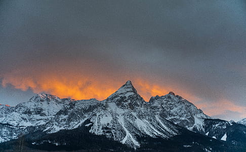 cold, snow, dawn, landscape thumbnail