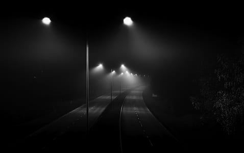 dark photo of concrete road thumbnail