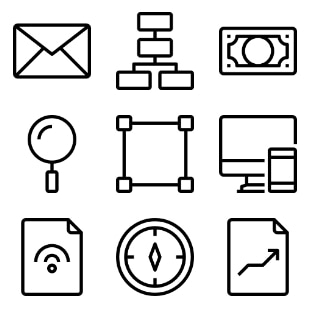 Essential pack 2 svg vector icon sets