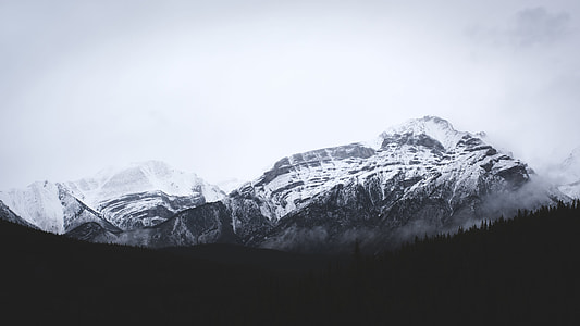 mountain covered with snow landscape during daytime thumbnail