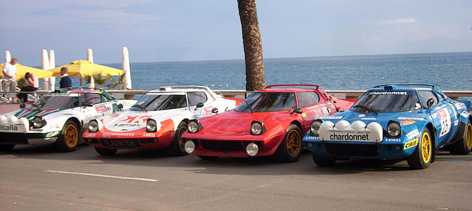 Lancia Stratos in the Rally Costa Brava of Lloret de Mar in Spain thumbnail