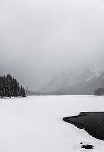 snowfield with fog thumbnail