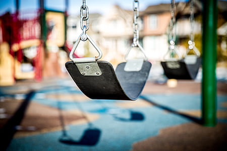 black swing in tilt shift photography thumbnail