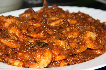 prawn dish on plate thumbnail