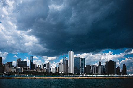 Sky above Chicago thumbnail