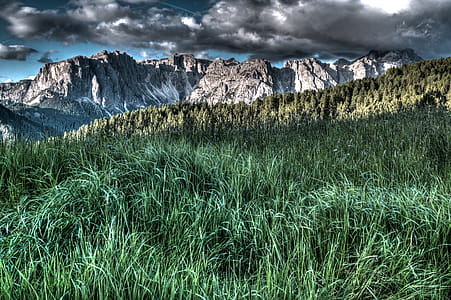 landscape, mountains, nature, sky thumbnail