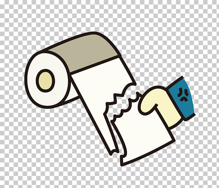 Paper Cartoon Cartoon Tear Toilet Paper Png Clipart Free