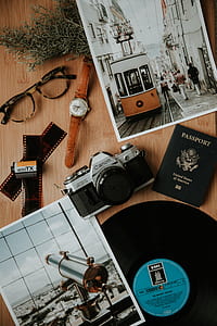 travel equipment on top of the table thumbnail