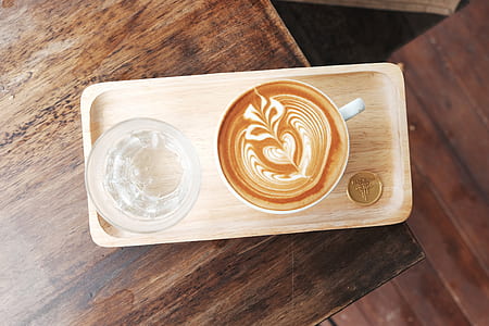 coffee cup on brown panel thumbnail