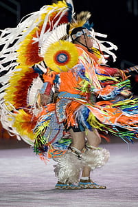 man wearing costume dancing on stage thumbnail