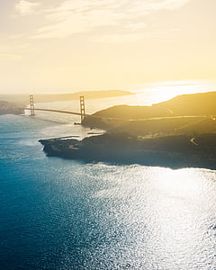 aerial photography of Golden Gate, San Francisco thumbnail