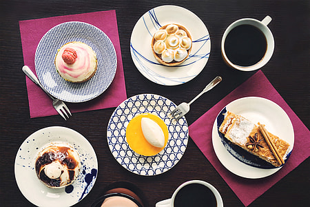 Coffee and cake dessert thumbnail
